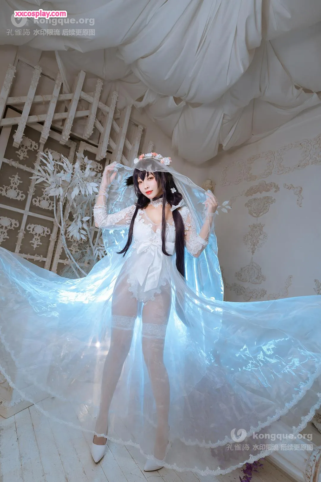 Miyamoto Sakura as Azuma Wedding Dress (Azur Lane)